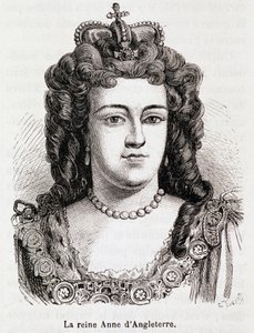 Porträtt av Anne av England. av Unknown artist