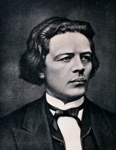 Porträtt av Anton Rubinstein (gravyr) av Unknown artist