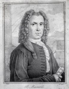 Porträtt av Benedetto Marcello (gravyr) av Unknown artist