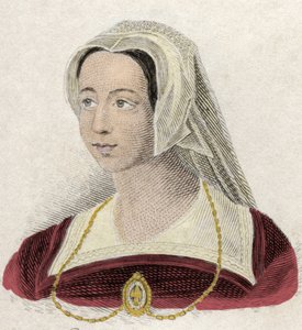 Porträtt av Catherine Parr (eller Parre av Unknown artist