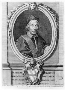 Porträtt av Clément XII (1652 - 1740). av Unknown artist