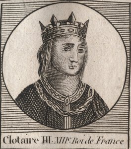 Porträtt av Clothaire III av Unknown artist