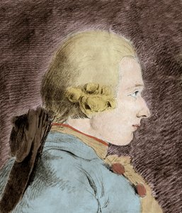 Porträtt av Donatian Alphonse Francois de Sade (1740-1814) (Marquis de Sade) - efter Van Loo av Unknown artist