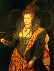 Porträtt av Elisabet I av England (målning) av Unknown artist