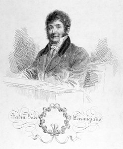 Porträtt av Ferdinando Paer (1771 - 1839). Han var kapellmästare för Napoleon I och sedan chef för Opera Comique. av Unknown artist