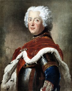 Porträtt av Fredrik II den store (1712-1786), kung av Preussen av Unknown artist