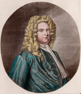 Porträtt av Friedrich Händel av Unknown artist