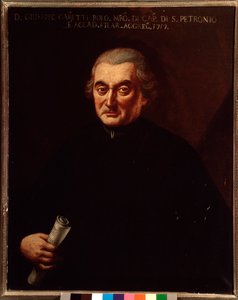 Porträtt av Giuseppe Maria Caretti (1690-1774) italiensk kompositör Anonym målning. 1700-talet. Bologna, Civic Museum Museum av Unknown artist