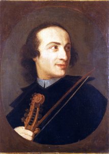 Porträtt av Giuseppe Tartini (1692 - 1770), italiensk violinist och kompositör. Slottsmuseet. Milano av Unknown artist