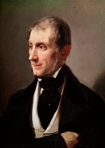 Porträtt av den italienske romanförfattaren och poeten Tommaso Grossi (1790-1853) Anonym målning. 1800-talets Milano, Museo di Milano - Porträtt av den italienske poeten och romanförfattaren Tommaso Grossi 1790-1853. Anonym målning av Unknown artist