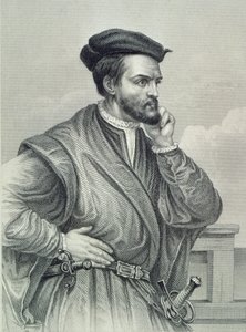 Porträtt av Jacques Cartier av Unknown artist
