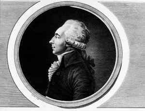 Porträtt av Jean Baptiste Anacharsis Clootz (Jean-Baptiste av Unknown artist