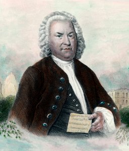 Porträtt av Jean Sebastien Bach (Johann Sebastian Bach av Unknown artist