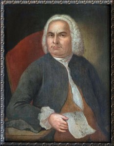 Porträtt av Johann Sebastian Bach - Johann Emanuel Goebel (1720-1759). Olja på duk, före 1754. Bachs hus i Eisenach av Unknown artist