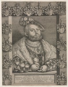 Porträtt av John Frederick I, "The Magnanimous", kurfurst av Sachsen av Unknown artist