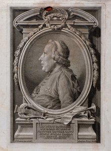 Porträtt av Joseph Santarelli (gravyr av Unknown artist