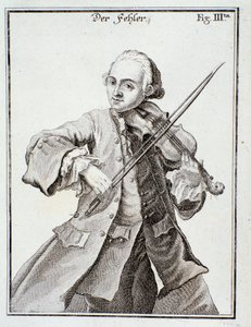 Porträtt av Leopold Mozart (gravyr av Unknown artist