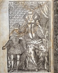 Porträtt av Louis XIII barn och Marie de Medici. av Unknown artist
