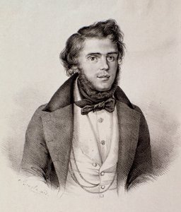 Porträtt av Michele Rapetti (gravyr av Unknown artist