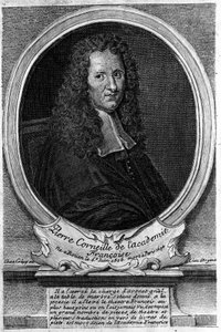 Porträtt av Pierre Corneille (1606 - 1684). av Unknown artist