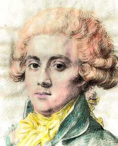 Porträtt av Pierre Victorien Vergniaud (1753-1793), fransk politiker Girondin. Detalj av en 1700-talsillustration. Versailles. Lambinets museum av Unknown artist