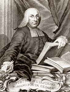 Porträtt av Pietro Trapassi, kallad Pietro Metastasio (Metastase) (1698-1782) italiensk poet och librettist av Unknown artist