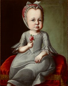 Porträtt av Sophia Elizabeth von Brukenthal (1749-1753) av Unknown artist