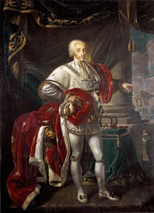 Porträtt av Victor Emmanuel I, kung av Sardinien (olja på duk) av Unknown artist