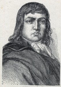 Porträtt av Vincent de Tinteniac (Chevalier) (1764-1795) general chouan. av Unknown artist