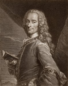 Porträtt av Voltaire (1694 - 1778). av Unknown artist