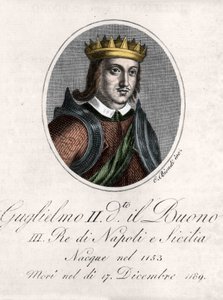 Porträtt av William II den gode (William den gode av Unknown artist