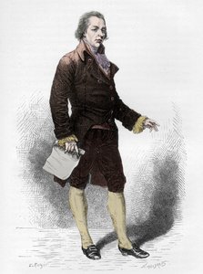 Porträtt av William Pitt den yngre (1759-1806) - Porträtt av William Pitt den yngre (1759-1806) - Gravyr i "The History of England, from the most remote times" av Francois Guizot 1877 av Unknown artist