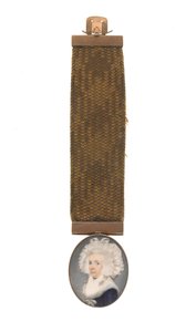 Porträtt av en kvinna, som tros vara av Susannah Eveleigh, hustru till William Eveleigh av Unknown artist