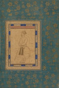 Porträtt av en oidentifierad adelsman från Shah Jahans hov av Unknown artist