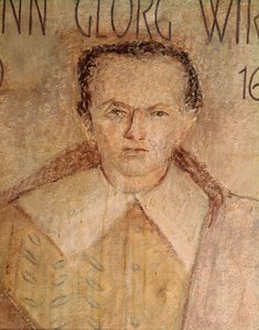 Porträtt av den tyske läkaren Jean-George Wirsung (målning av Unknown artist