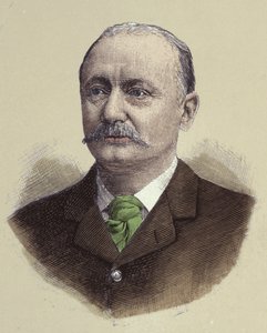 Porträtt av den brittiske soldaten Lord Robert Stephenson Smith Baden Powell (1857-1941), grundare av scouting. av Unknown artist