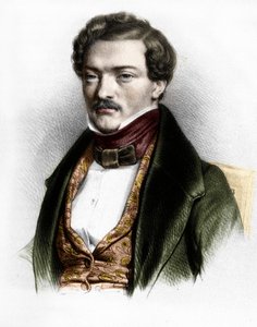 Porträtt av den franske tenoren Gilbert-Louis Duprez av Unknown artist