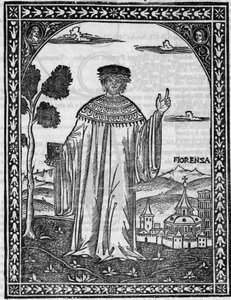 Porträtt av den italienska poeten Francesco Petrarch (Petrarch av Unknown artist