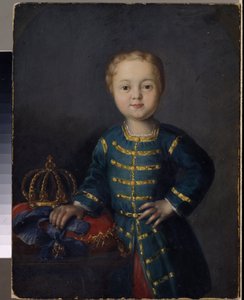 Porträtt av tsaren av Ryssland Ivan VI Antonovich av Unknown artist