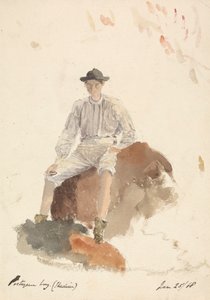 Portugisisk pojke (Madeira) 25 januari 1868 av Unknown artist