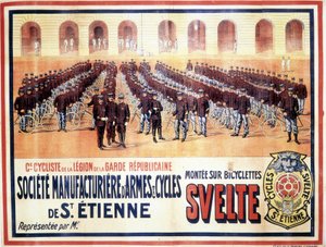 Presentation av cykelföretaget i Legion of the Republican Guard: Société manufacturière d
