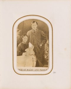 Prinsen av Wales med familj av Unknown artist