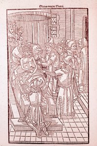 Förmodligen Sultan Mehmed II 1481 (Skärv av Unknown artist