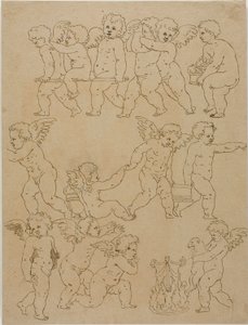 Putti Utför uppgifter av Unknown artist