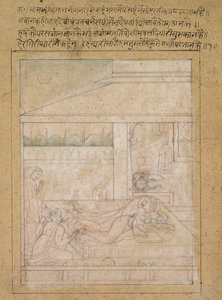 Radha och Krishnas försoning av Unknown artist