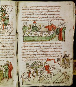 Radziwill Chronicle, detalj av Unknown artist