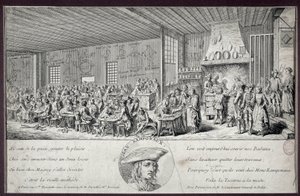 Ramponaux taverna Denna populära kabaré grundades av Jean Ramponaux (Ramponneau eller Ramponeau av Unknown artist
