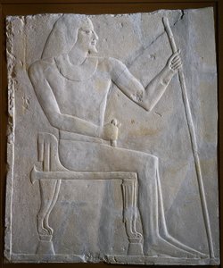 Relief av Nyankhnesut Sittande av Unknown artist