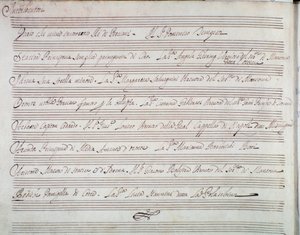 Resumé av operan The coronation of Darius av Giuseppe Aldrovandini (1703) av Unknown artist
