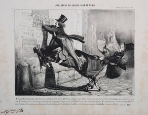 Regler för Jockey Club de Paris: Varje medlem i Jockey Club måste ha en Jockey och en häst... av Unknown artist